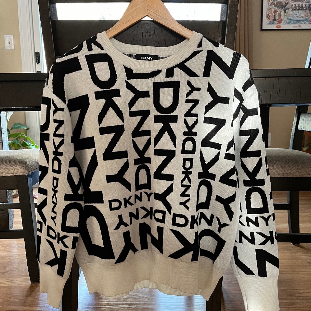 DKNY logo sweater